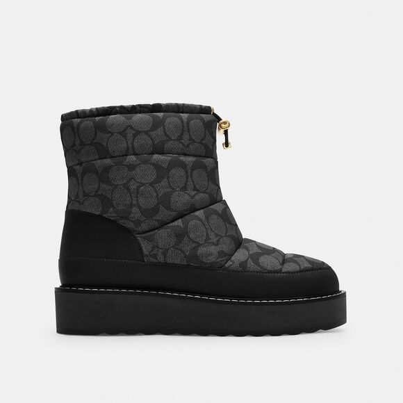 NWT Coach Outlet Idella Bootie In Signature Nylon - Picture 2 of 6